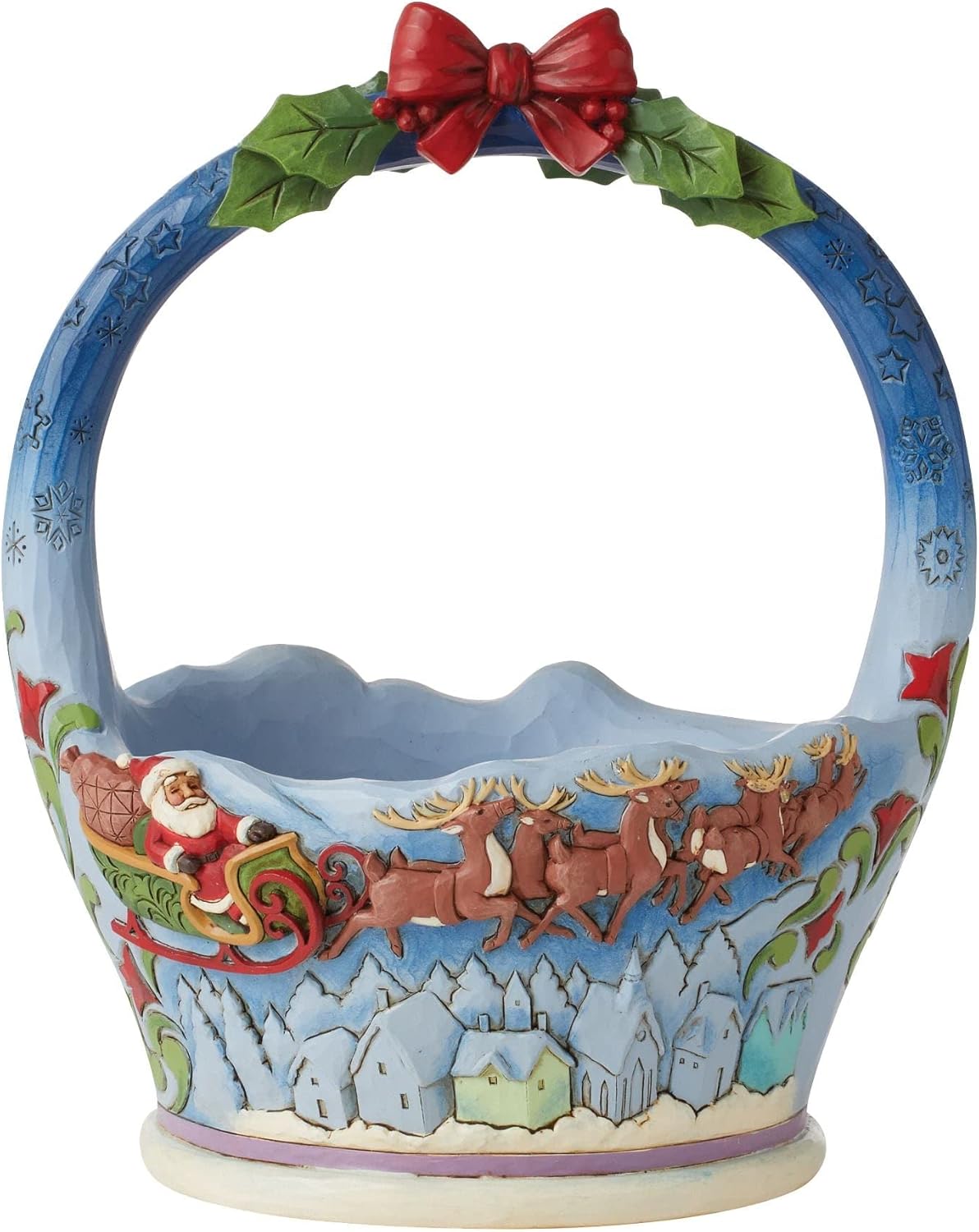 Merry Seasons of Surprises - Christmas Basket / Weihnachtskorb - Heartwood Creek by Jim Shore 6011886