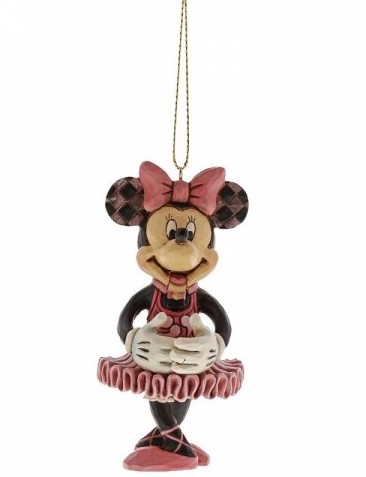 Disney Traditions, Jim Shore, Jim Shore Disney, A29382, Minnie Mouse Nutcracker Ornament, Jim Shore Weihnachtsanhänger, Jim Shore Disneyfigur, Jim Shore Walt Disney, Jim Shore Weihnachten, Minnie Maus Nussknacker