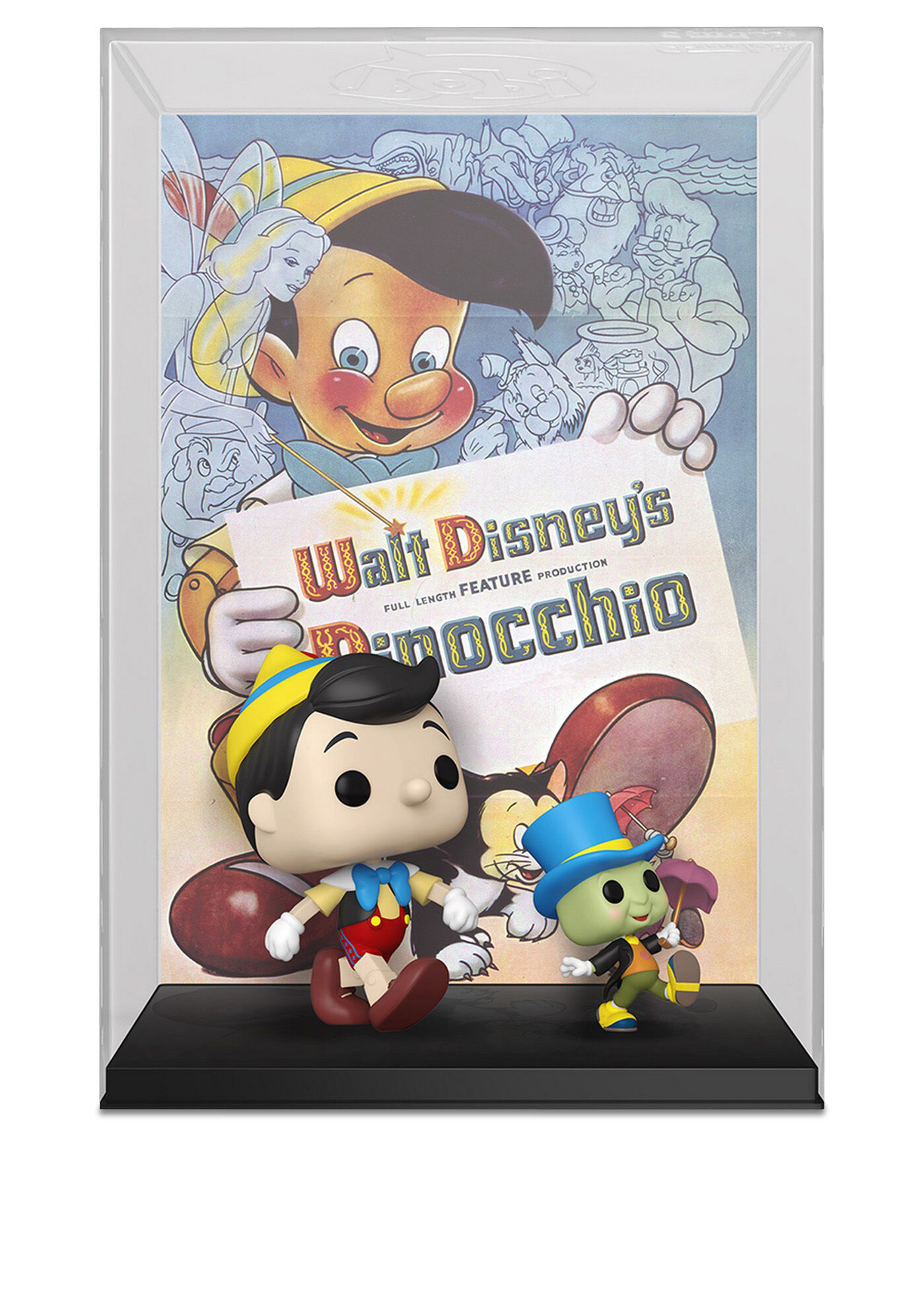 Funko, Funko Pop, Disney Funko, Funko Figur, Disneyfigur, Disney Figur Pop-Art, FK67579, Movie Poster Pinocchio, Filmplaket Pinocchio, Funko Pinocchio