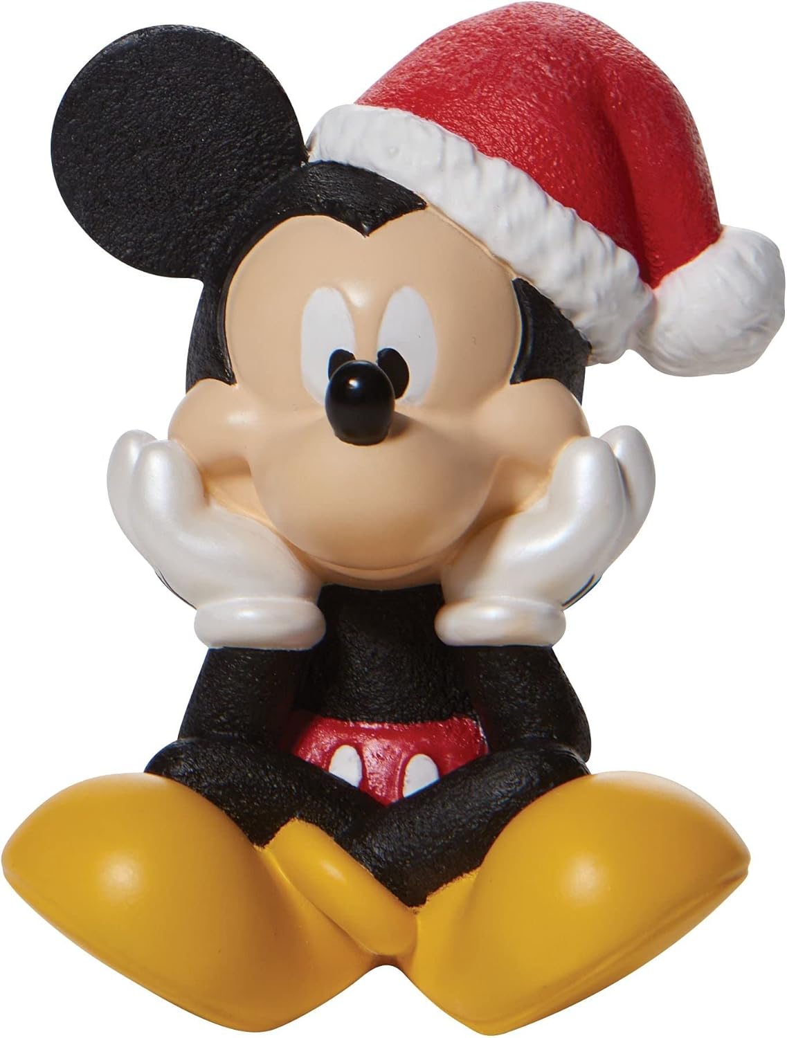 Department 56 - Christmas Micky Maus Weihnachtsmann - Weihnachtsfigur Mickey Mouse - 6007131