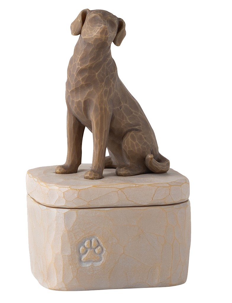 Willow Tree, Willow Tree Susan Lordi, Willow Tree Figur, 28177, Love My Dog Dark Keepsake Box, Liebe meinen Hund Schmuckdose. Willow Tree Keepsake Box, Willow Tree Schmuckdose, Demdaco Willow Tree, Susan Lordi