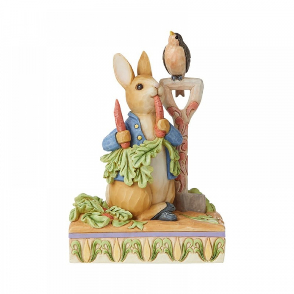 Jim Shore, Jim Shore Beatrix Potter, Jim Shore Peter Rabbit, Jim Shore Peter Hase, 6008743, Peter Rabbit, Peter Hase, Then he ate some radishes, Peter Hase mit Karotten