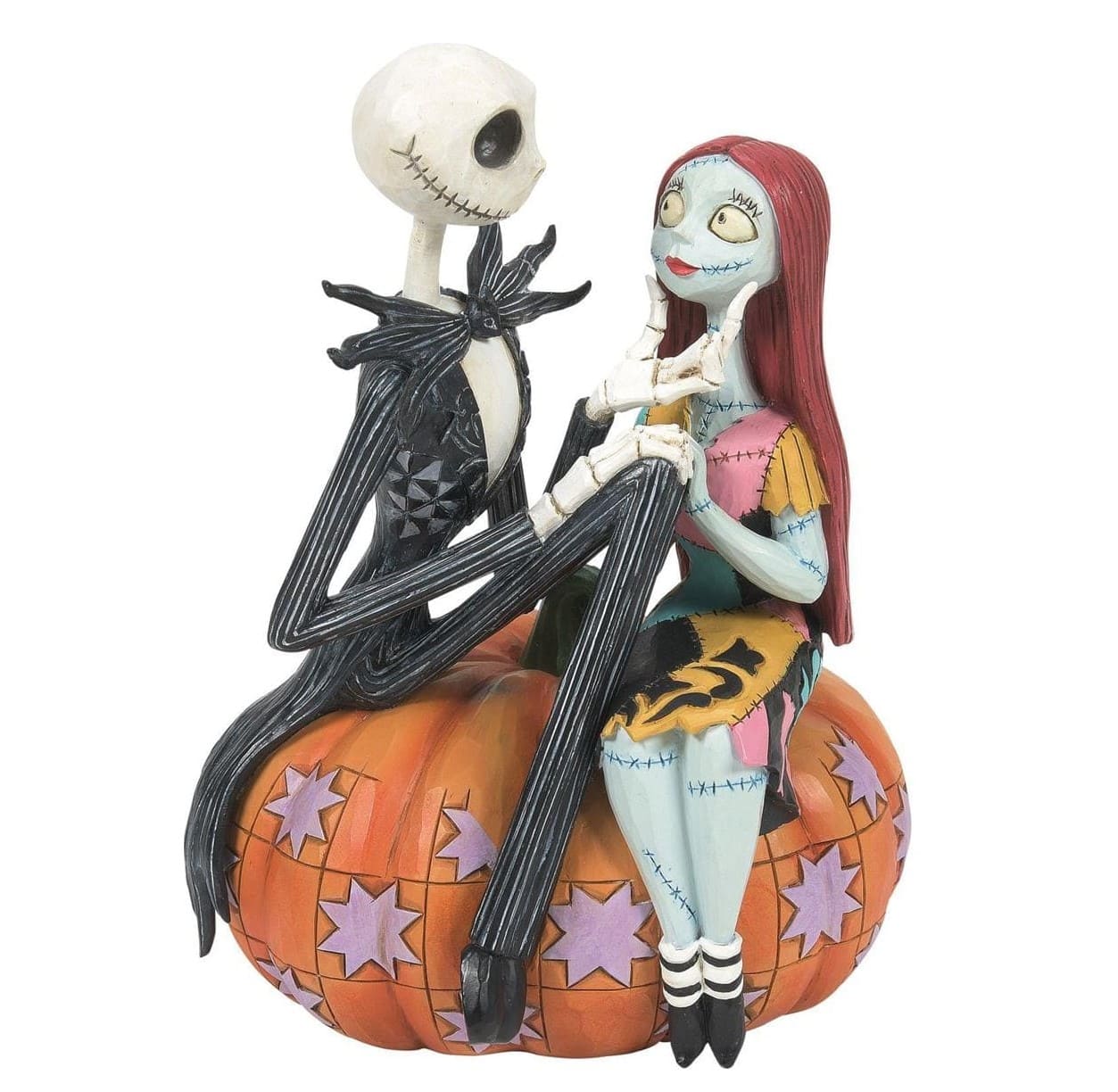 Disney Traditions, Jim Shore, Jim Shore Disneyfigur, 6014358, The Pumpkin King & Sally, Jack Skellington, Halloween Nightmare Before Christmas, Jim Shore Disney, Disney Halloween, Jim Shore Halloween