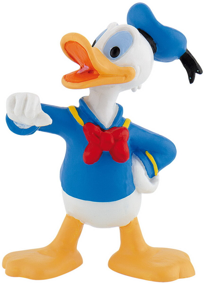 Micky & Friends - Donald Duck /  Walt Disney Spielfigur - Tortenfigur - Disneyfigur Bullyland 15345