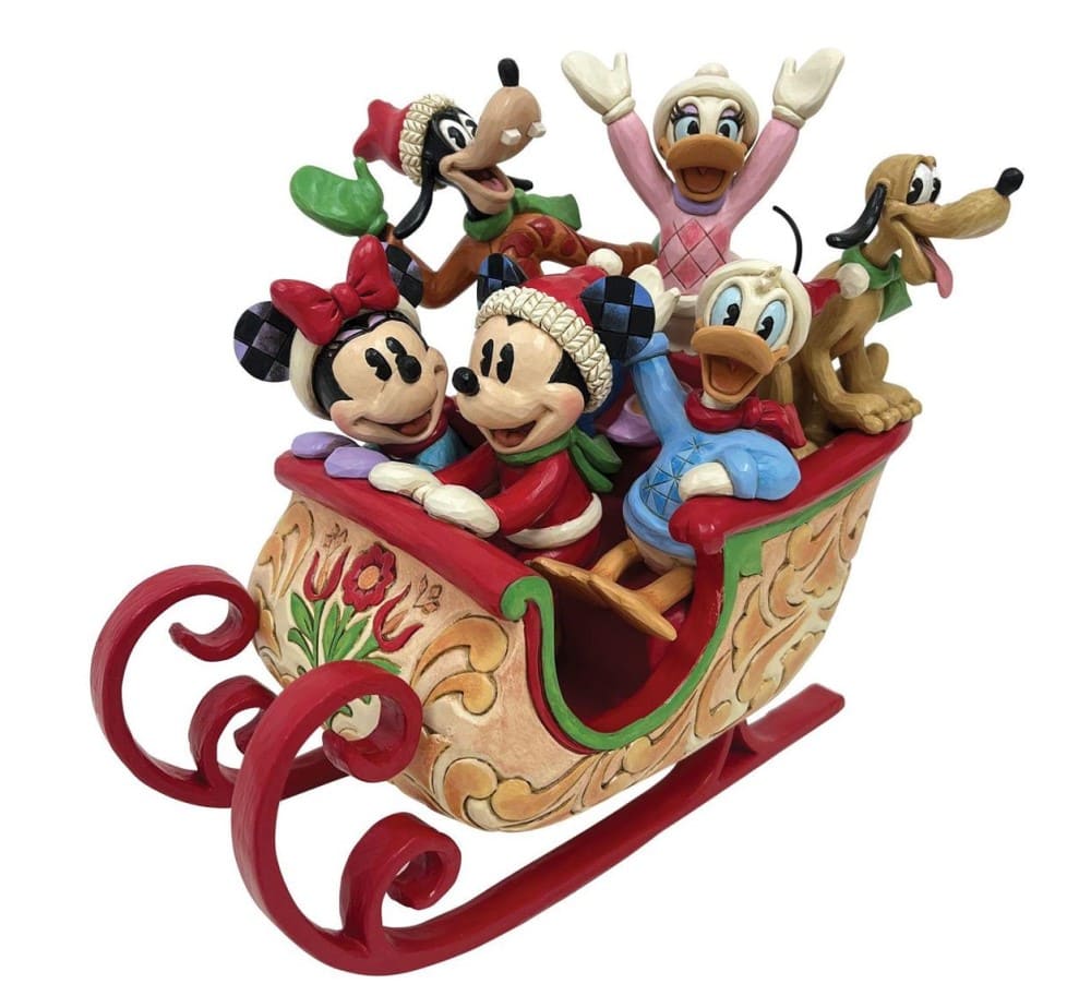 A Sleigh Full of Joy Mickey & Friends Schlitten / Sled - Disney Traditions by Jim Shore 6016883