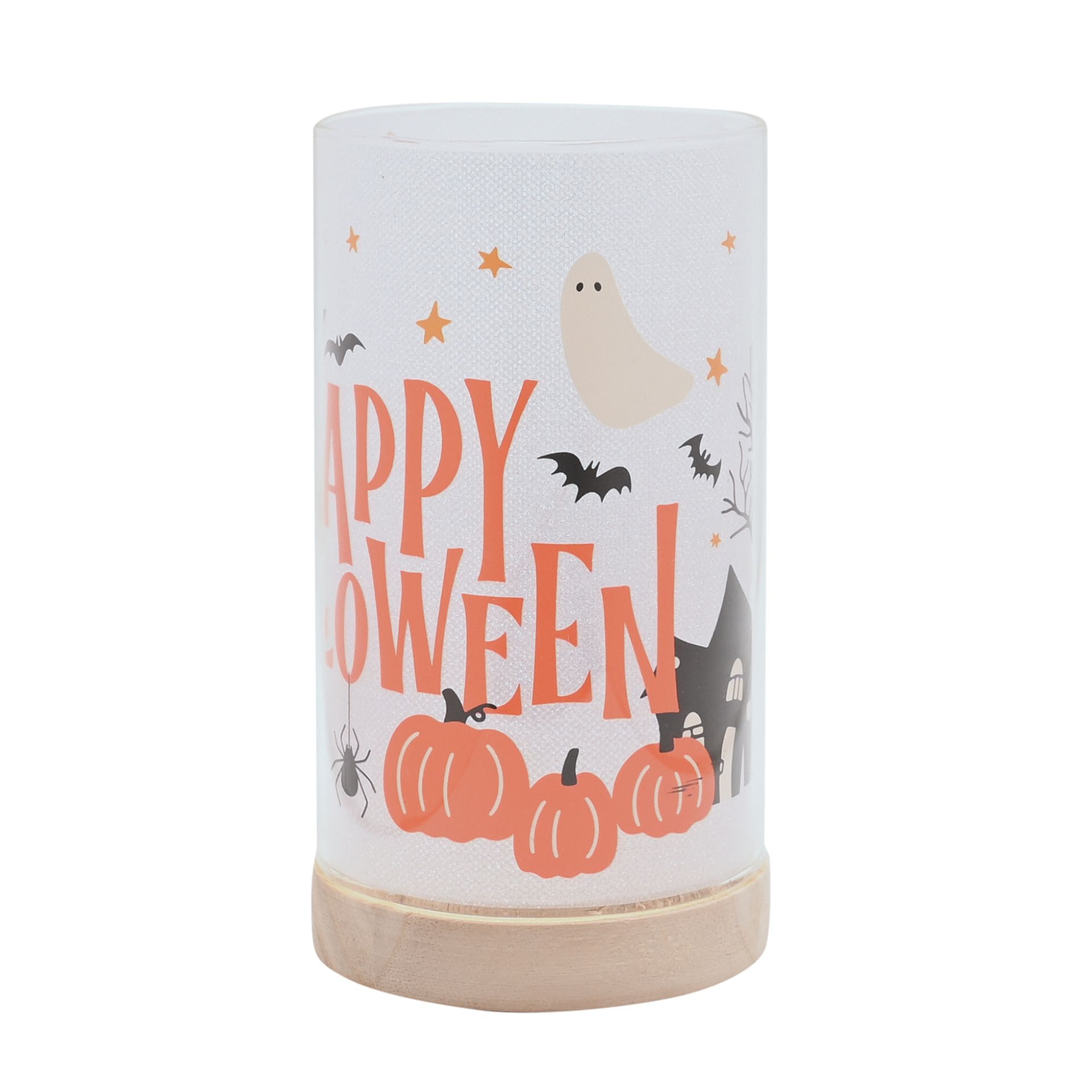 HW760, Halloween Tischlampe, Halloween Lampe, Light Up Tube, Happy Halloween Lampe, The Seasonal Gift Company, Hocus Pocus Novelties, Tischleuchte, Dekolampe