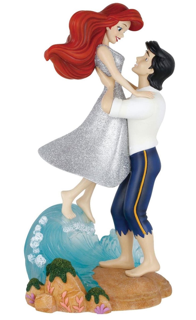 Disney Showcase, 6013289, Disney Figur Arielle, Arielle & Prinz Eric, Ariel and Prince Eric, Arielle & Eric, Enesco Disney Showcase Figur