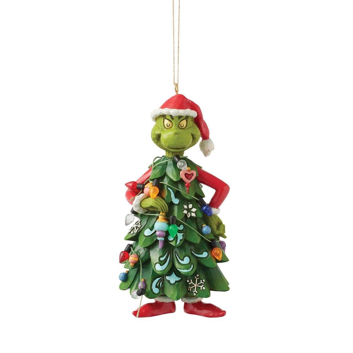 Grinch als Tannenbaum Ornament / Grinch Dressed as Tree - Grinch by Jim Shore 6017078