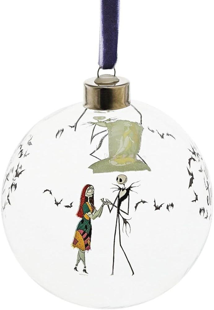 Glaskugel - Nightmare Before Christmas - Weihnachtskugel von Enchanting Disney A30632