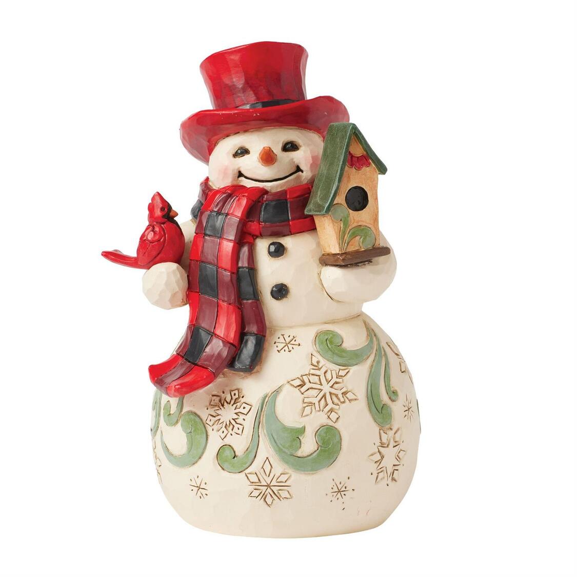 You Mean Snow Much To Me Snowman / Schneemann mit Vogelhaus - Heartwood Creek by Jim Shore 6017025