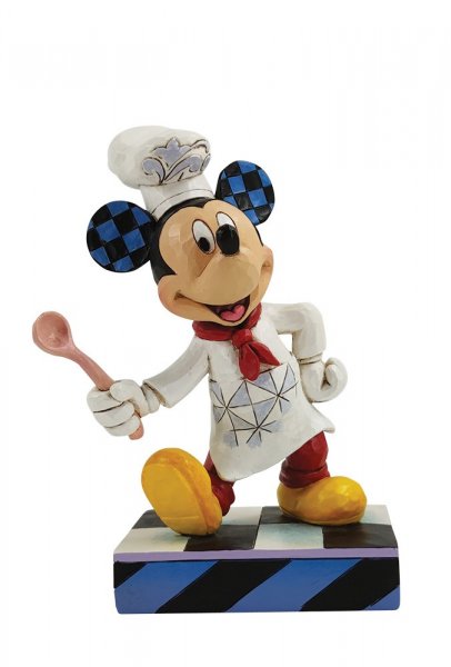 Jim Shore, Disney Traditions, Jim Shore Disney Traditions, 6010090, Mickey Mouse Cook,  Bon Appétit, Micky Maus als Koch, Jim Shore Disney, Walt Disney Mickey Mouse, Walt Disney Micky Maus