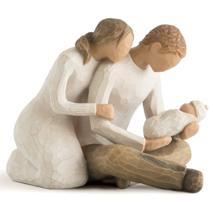 New Life - Neues Leben / Frischgebackene Eltern - Willow Tree Figur Susan Lordi 26029