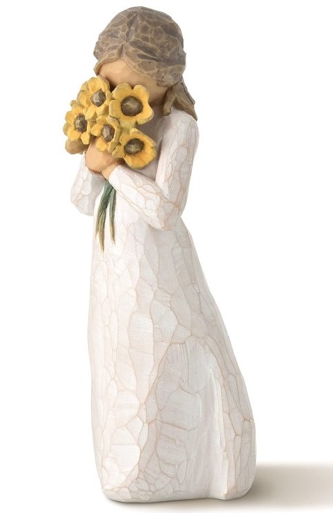 Blumenmädchen - Warm Embrace - Herzliche Umarmung / Willow Tree Figur Susan Lordi 27250