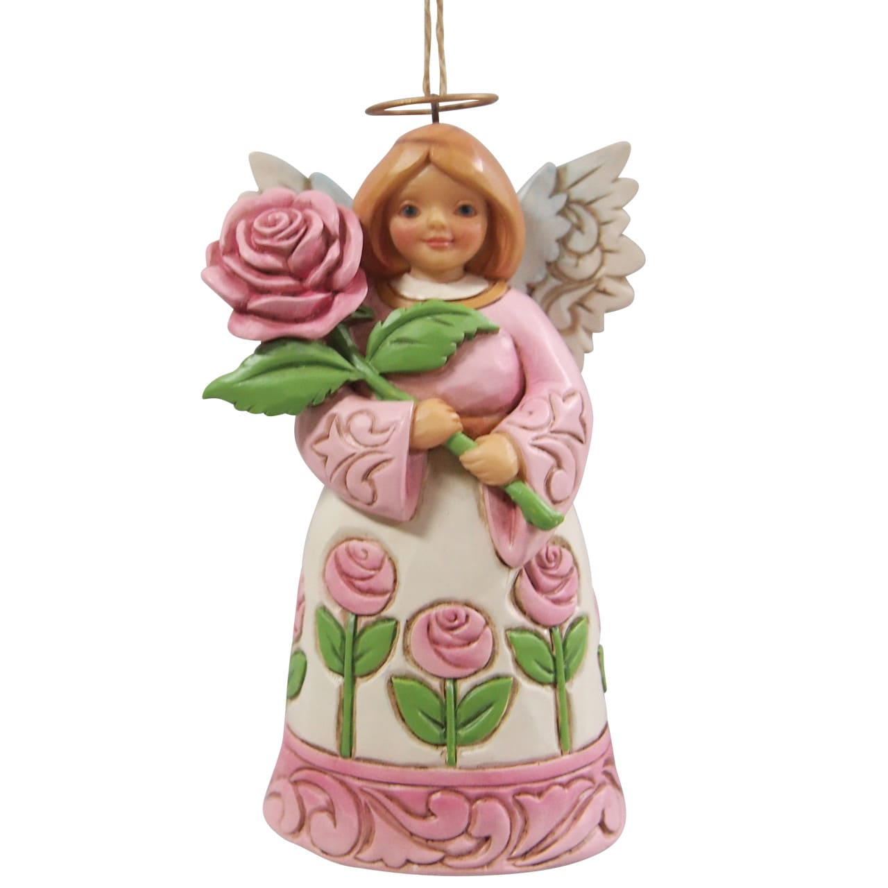 The Rose Angel - Engel mit Rose Ornament Weihnachtsanhänger Heartwood Creek by Jim Shore 6017304