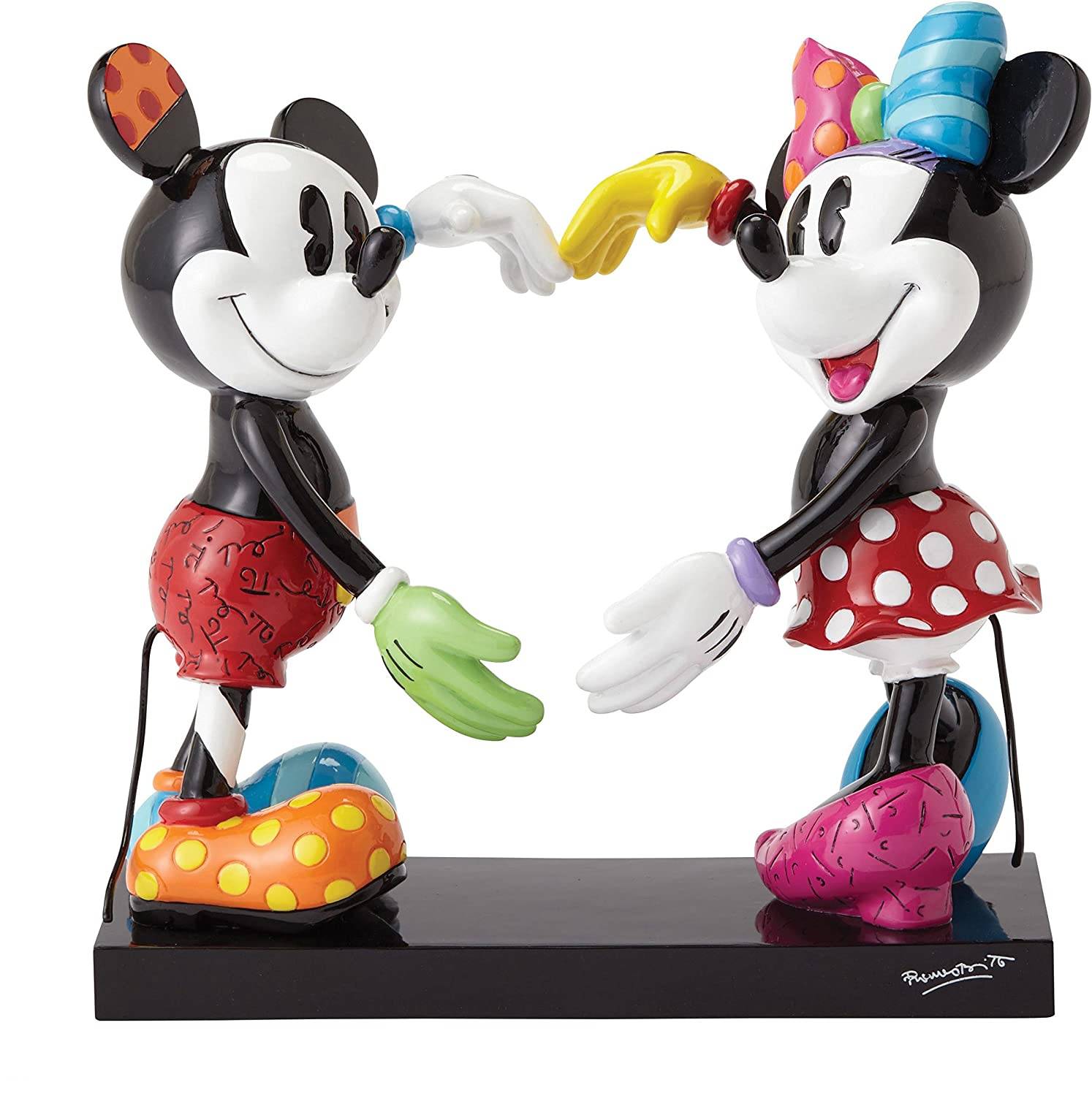 Romero Britto, Disney Britto Collection, Britto, 4055228,  Mickey and Minnie, Britto Micky und Minnie Disney Britto, Romero Britto Disney, Romero Britto Disney Figuren, Romero Britto Disney Art, Romero Disney Collection, Britto Disney Deutschland