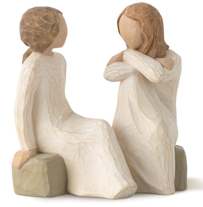 Heart & Soul - Herz & Seele / Willow Tree Figur Susan Lordi  - Freundschaft 26099 