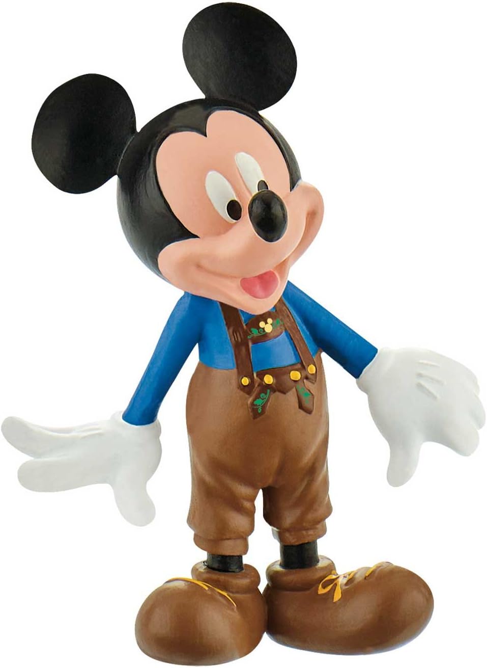 Micky & Friends - Oktoberfest Micky in Lederhose /  Walt Disney Spielfigur - Tortenfigur - Disneyfigur Bullyland 15390