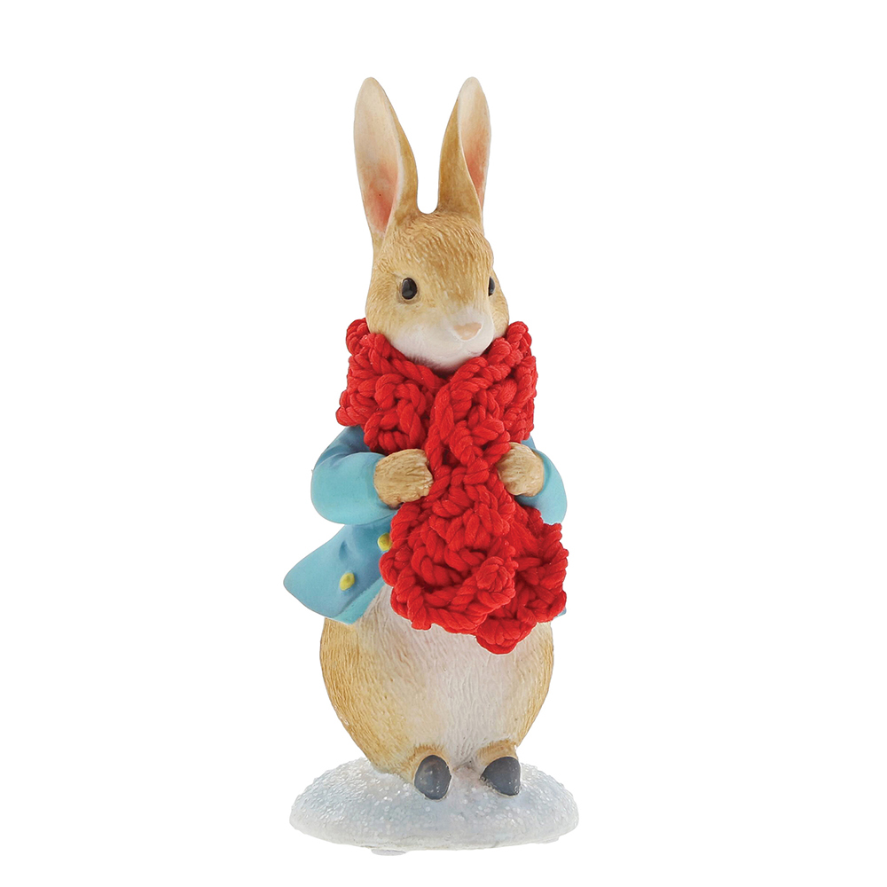 Beatrix Potter, Beatrix Potter Collection, Peter Rabbit, Benjamin Bunny, Flopsy, Jemima Puddle-Duck, Jeremy Fisher, A30179, Peter Rabbit in a Festive Scarf