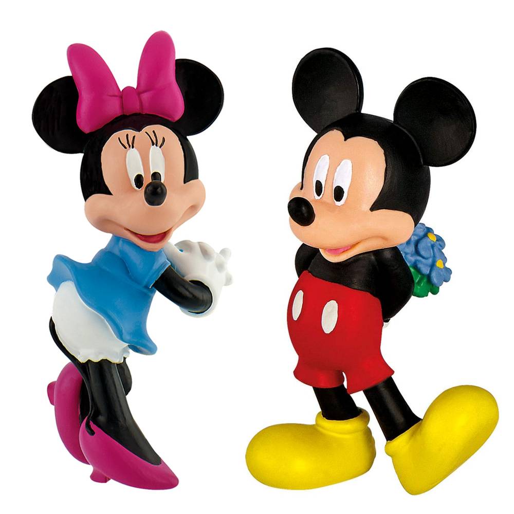 Micky & Friends Micky & Minnie Love / Valentinstag -  Walt Disney Disneyfigur Bullyland 15292-15293