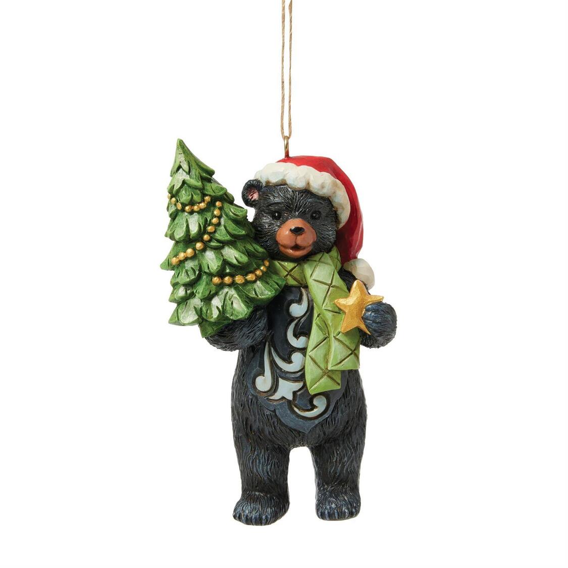 Lodge Beary Christmas Ornament - Heartwood Creek by Jim Shore 6017035