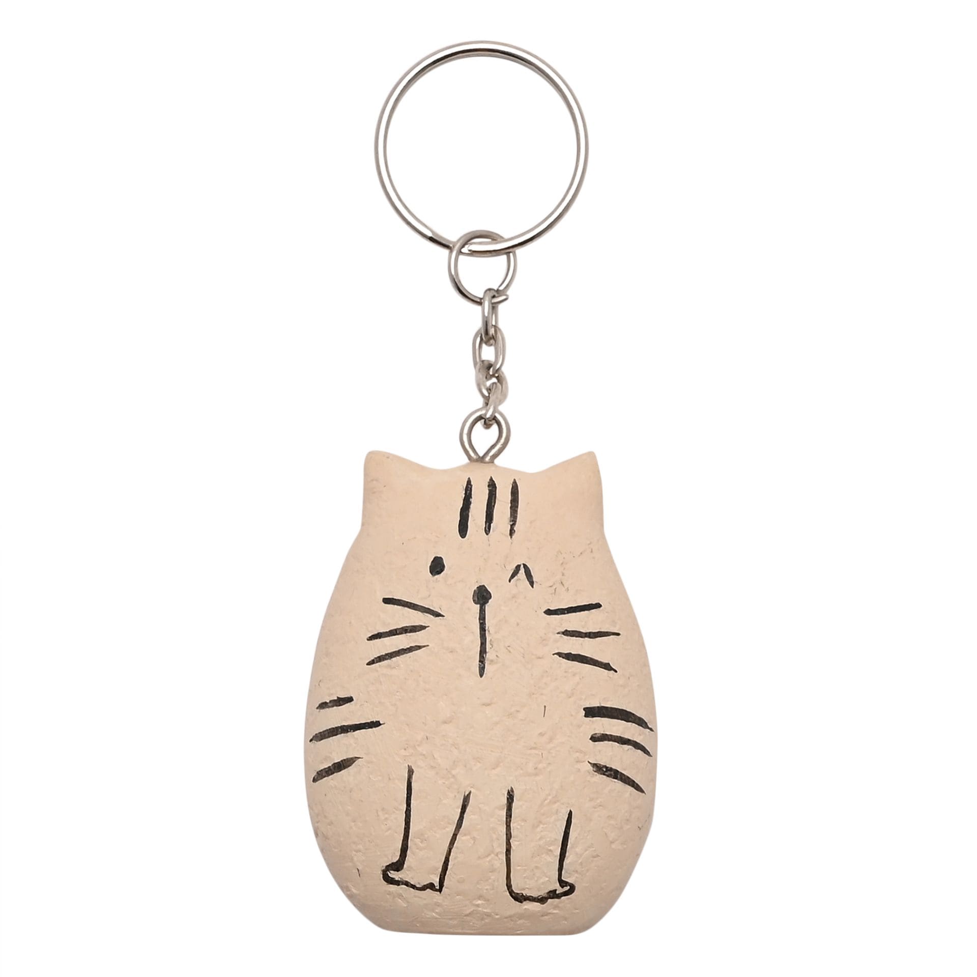 BB635c, Best of Breed, Pebble Cat Keyring, Katze Schlüsselanhänger, Katzenfan, Geschenk Katze, Katzen, Cat, Anhänger, Paw Prints, Pfotenabdruck, Katzenliebhaber, Cat Lover