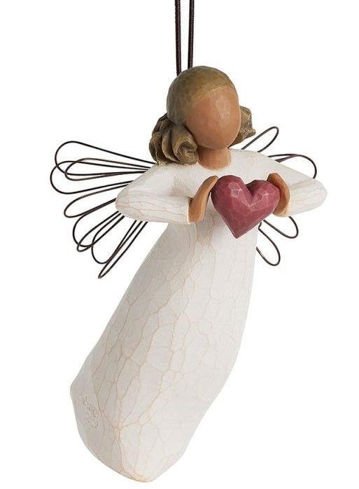 Ornament - With Love  - Mit Liebe / Weihnachtsanhänger - Willow Tree 28257 Susan Lordi