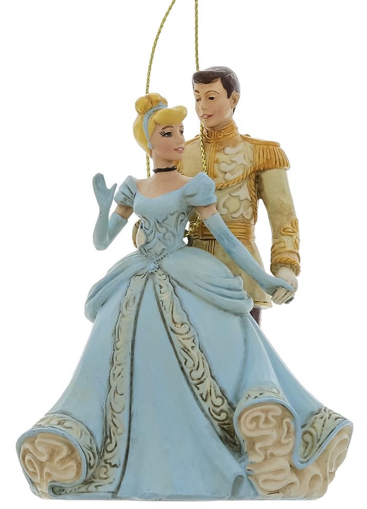 Cinderella & Prince Charming - Ornament / Weihnachtsanhänger - Disney Traditions Jim Shore 6017549