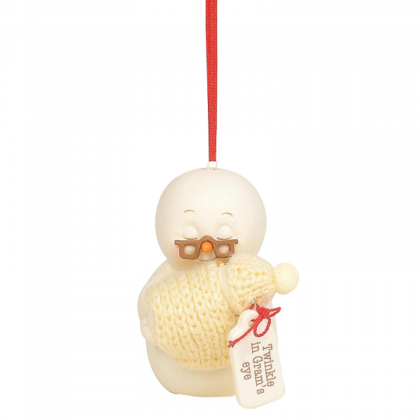 Kristi Jensen Piero, Snowpinions, Snowbabies, Department 56, Schneemann, Ornament, Anhänger, Twinkle In Grandma's Eye, 6003282