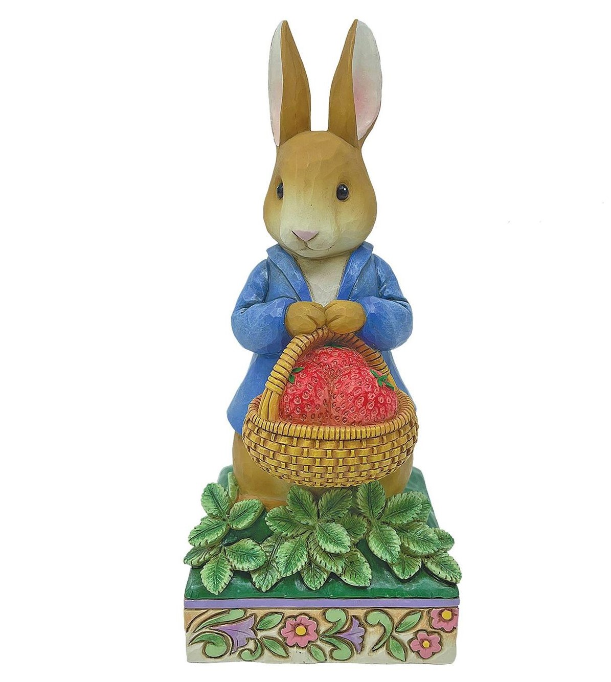 Beatrix Potter, Jim Shore Beatrix Potter, 6012489, Jim Shore Peter Rabbit, A Sweet Treat, Peter Rabbit mit Erdbeerkorb, Peter Rabbit with Basket of Strawberries, Beatrix Potter Peter Rabbit, Peter Hase, Jim Shore Peter Hase