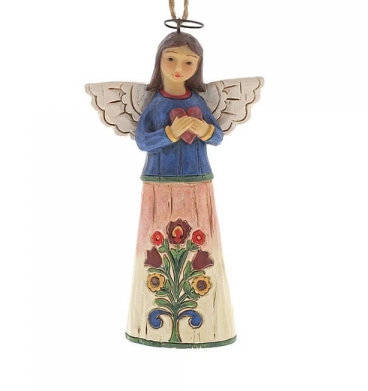 Heartwood Creek, Jim Shore, Folklore Angel with Heart Ornament, Engel mit Herz, Anhänger