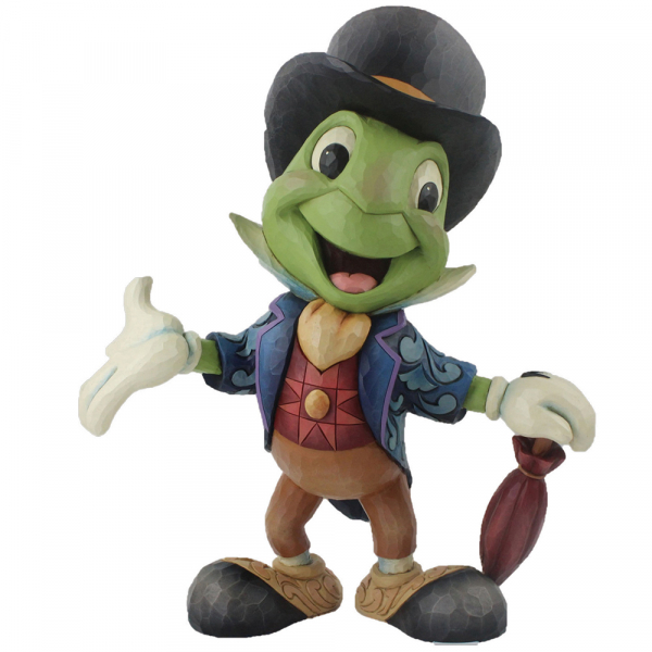 Disney Traditions, Jim Shore - Cricket's The Name, Jiminy Cricket Statement Figurine