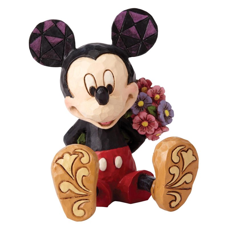 Mini Mickey Mouse mit Blumen - Micky Maus / Disney Traditions by Jim Shore 4054284