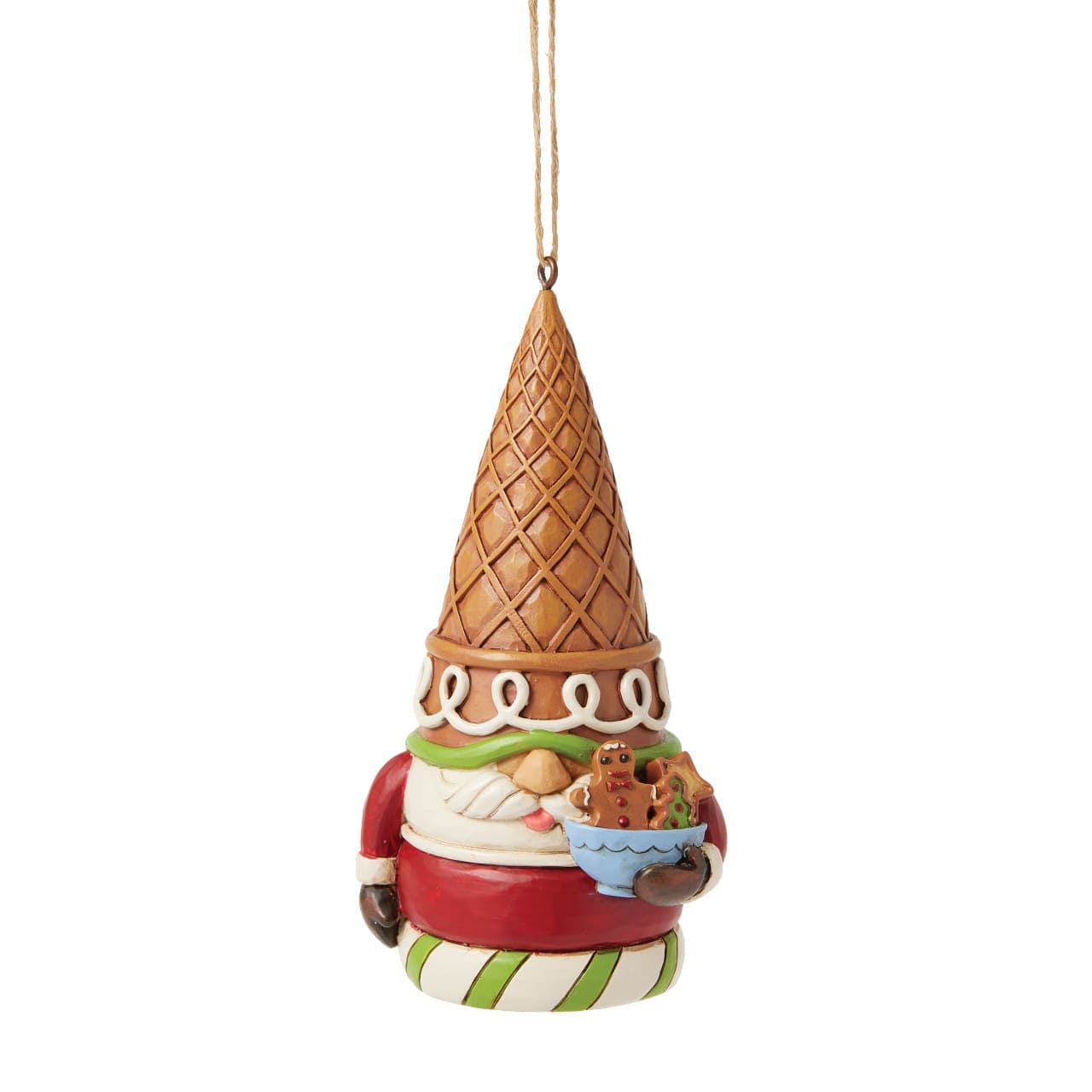 Gingerbread Gnome Ornament Lebkuchenmann Wichtel - Heartwood Creek by Jim Shore 6017269