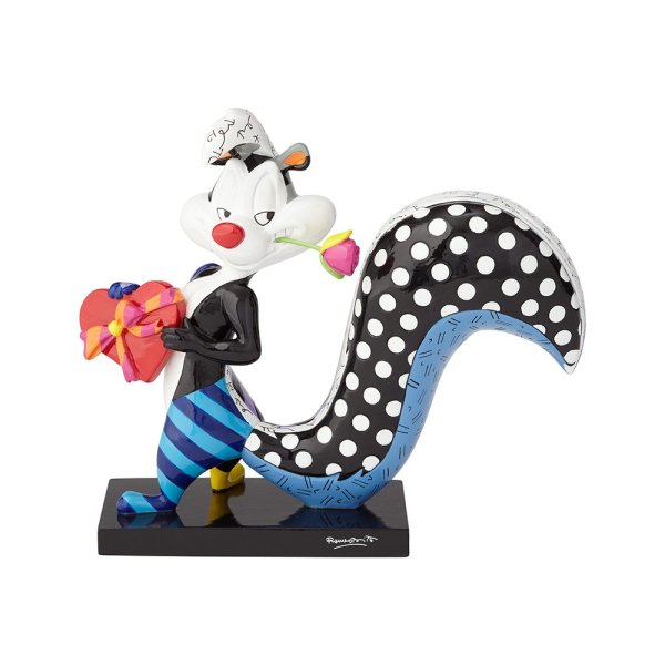 Romero Britto, Looney Tunes by Romero Britto, Looney Tunes, Britto Looney Tunes, Britto Disney, Pepe Le Pew with Flower, Pepe Le Pew mit Blume, 4058183