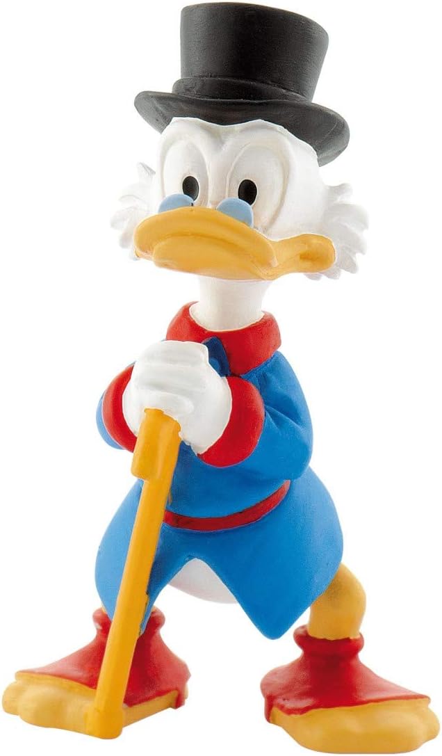 Micky & Friends - Dagobert Duck / Scrooge McDuck Walt Disney Spielfigur - Tortenfigur - Disneyfigur Bullyland 15310