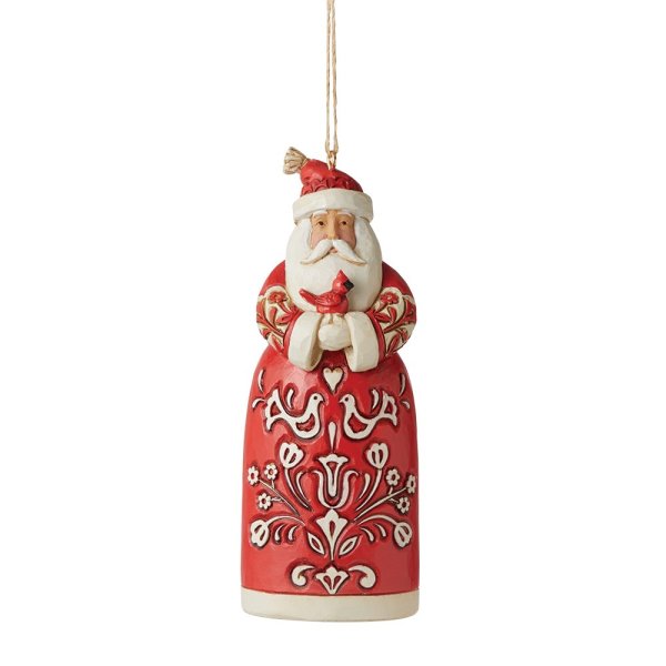 Jim Shore, Heartwood Creek, Jim Shore Heartwood Creek, Heartwood Creek by Jim Shore, 6010838, Nordic Noel Santa Ornament,  Weihnachtsanhänger, Jim Shore Santa, Heartwood Creek Santa