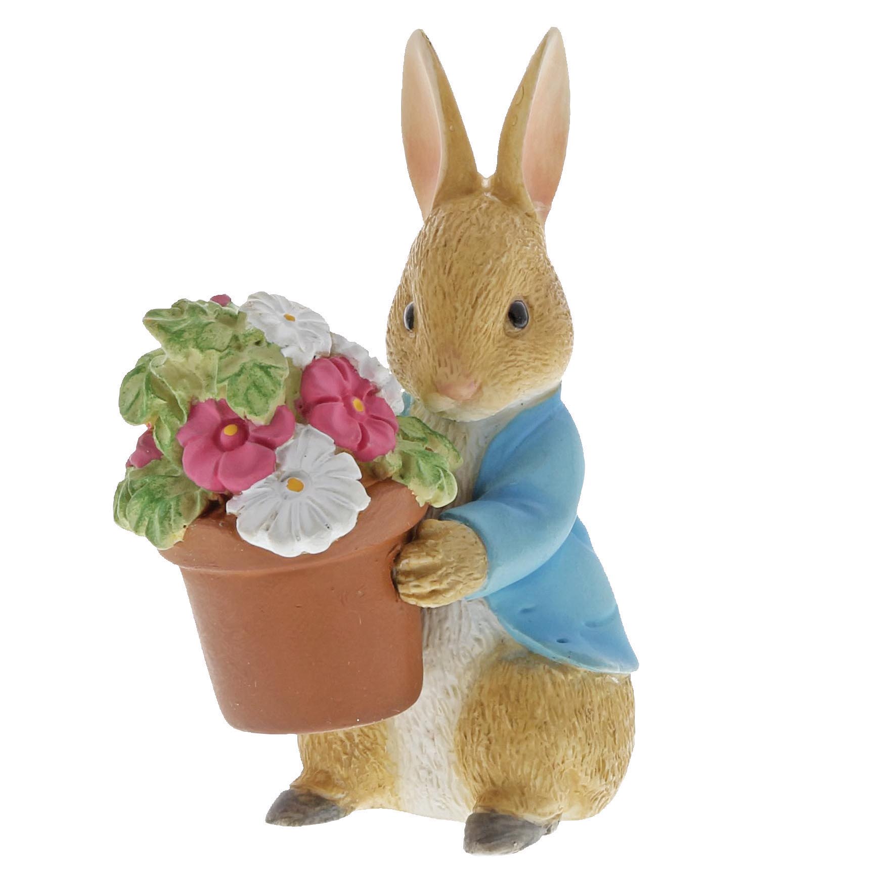 Beatrix Potter, Beatrix Potter Collection, Peter Rabbit, Benjamin Bunny, Flopsy, Jemima Puddle-Duck, Jeremy Fisher, A27579, Peter Rabbit Brings Flowers