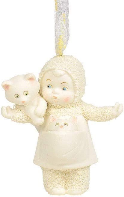 Snowbabies, Department 56, Kristi Jensen Piero, Cat Lady, Katzenmädchen, Ornament, Anhänger, Weihnachtsanhänger, 6003525