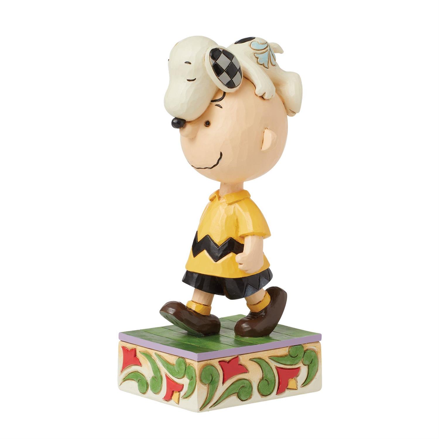 Jim Shore, Peanuts, Peanuts by Jim Shore, Head Honcho, Snoopy, Charlie Brown, 6016270, Snoopy on Charlie Brown's Head