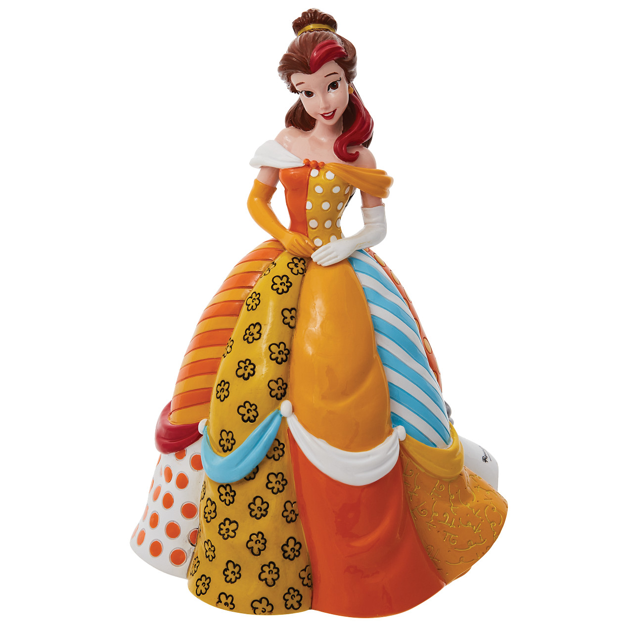 6010314, Romero Britto, Disney Britto, Disney Britto Collection, Belle, Schöne und das Biest, Beauty and the Beast, Romero Britto Disneyfigur, Romero Britto Schöne und das Biest, Romero Britto Belle