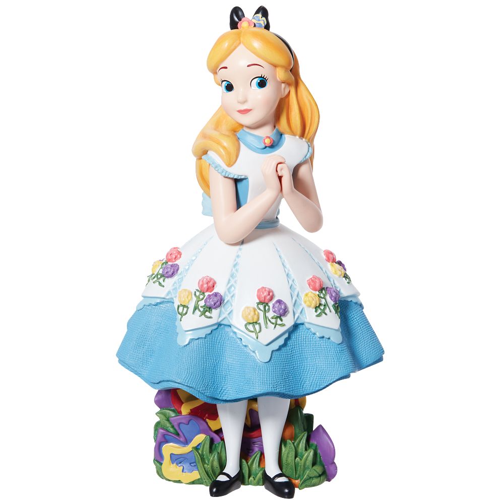 Disney Showcase, 6013283, Disney Figur Alice im Wunderland, Alice in Wonderland, Botanical Alice in Wonderland, Botanical Alice im Wunderland, Alice Teepartykleid, Enesco Disney Showcase Figur