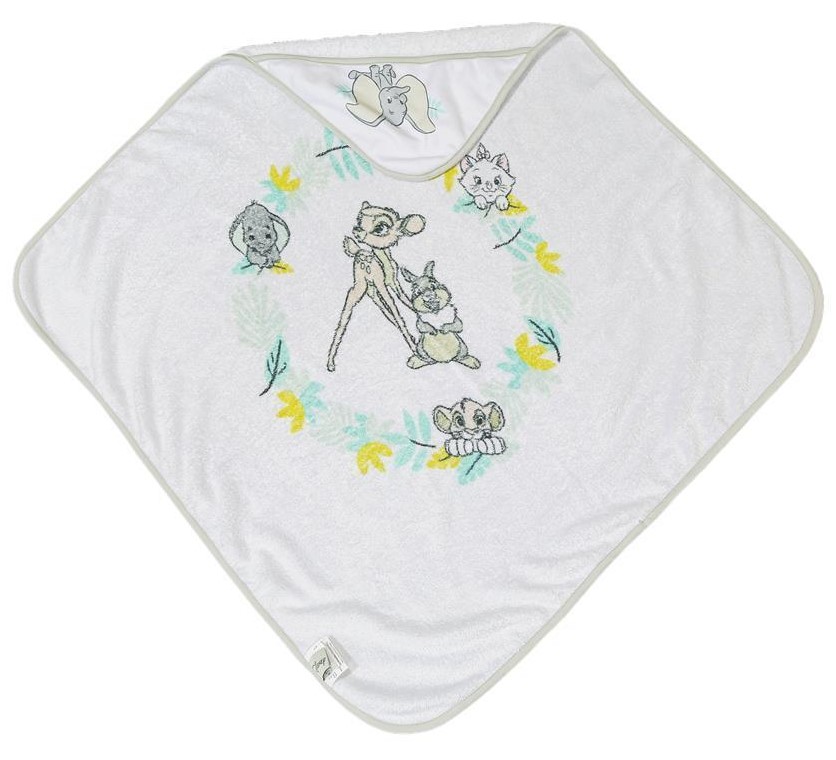 Kapuzenhandtuch Disney Bambi, Dumbo, Marie und Simba - Disney Baby Collection A30342