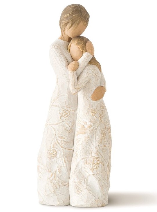 Close To Me / Mir nah - Mutter und Tochter / Willow Tree Figur Susan Lordi 26222