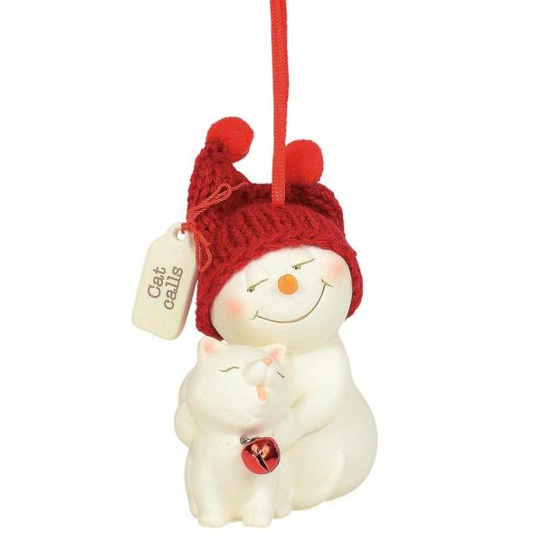 Kristi Jensen Piero, Snowpinions, Snowbabies, Department 56, Cat Calls Ornament, Anhänger, Schneemann, 6004273