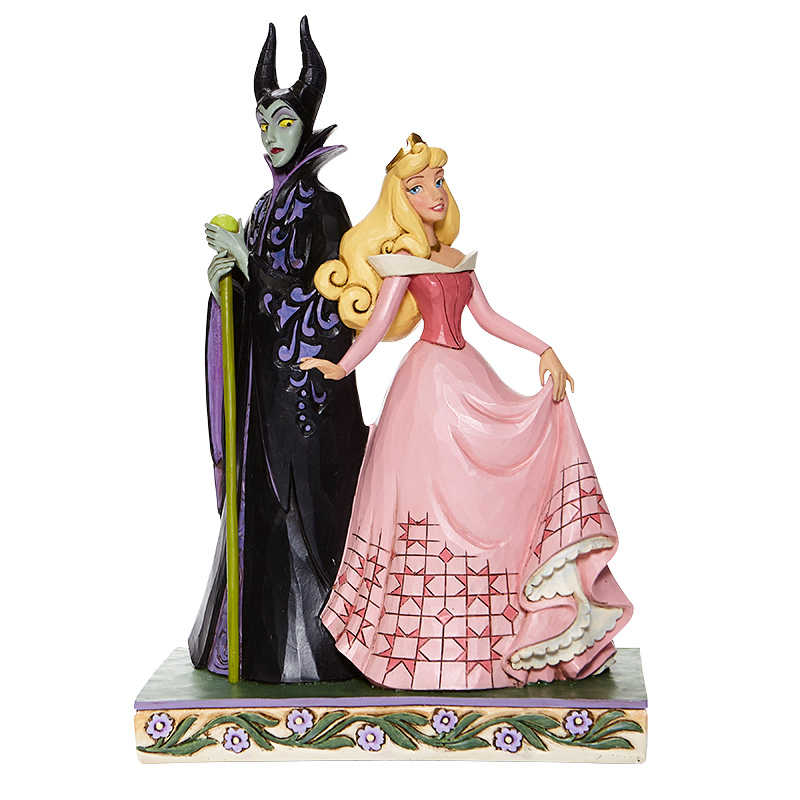 Disney Traditions, Jim Shore, Jim Shore Disney, Jim Shore Disneyfigur, Jim Shore Disney Figur, Good & Evil, Gut & Böse, Aurora & Maleficent, Aurora und Malefiz, Sorcery and Serenity, Zauberer und Gelassenheit, Dornröschen, 6008068