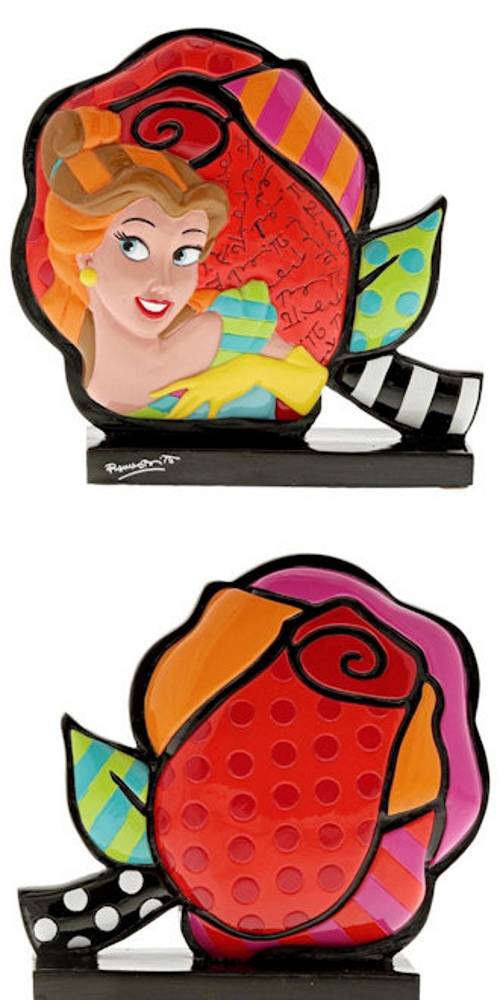 Romero Britto, Disney Britto Collection, Britto Icon, 6001006, Britto Belle, Britto Schöne und das Biest, Disney Britto, Romero Britto Disney, Romero Britto Disney Figuren, Romero Britto Disney Art, Romero Disney Collection, Britto Disney Deutschland