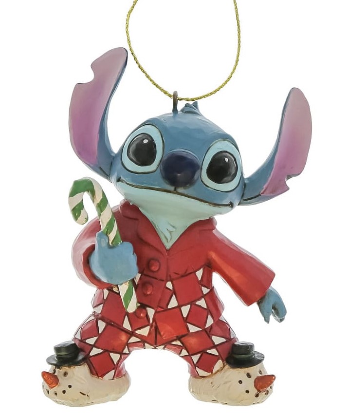 Christmas Morning Stitch in Weihnachtspyjama Ornament - Disney Traditions Jim Shore 6017542