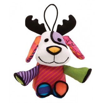 Romero Britto Pop Art aus Miami - Reindog Plush Ornament / Anhänger