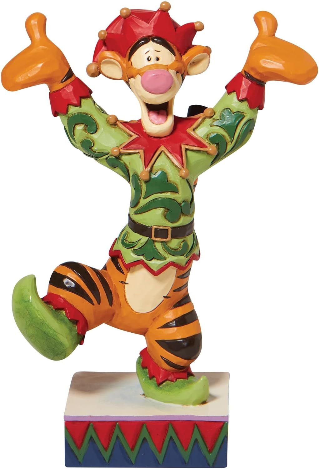 Ecstatic Elf Christmas Tigger - Tigger Weihnachtself / Jim Shore Disney Traditions 6008983