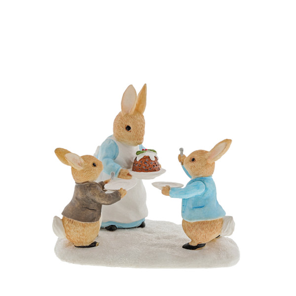 Beatrix Potter, Beatrix Potter Collection, Peter Rabbit, Peter Hase, A30255, Mrs. Rabbit Passing with a Christmas Pudding